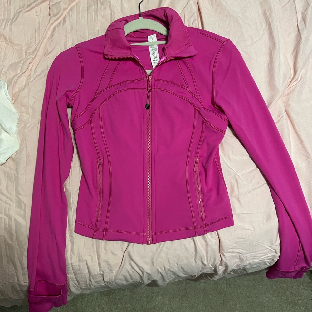 Size 6 Lululemon jacket in Pink Flare